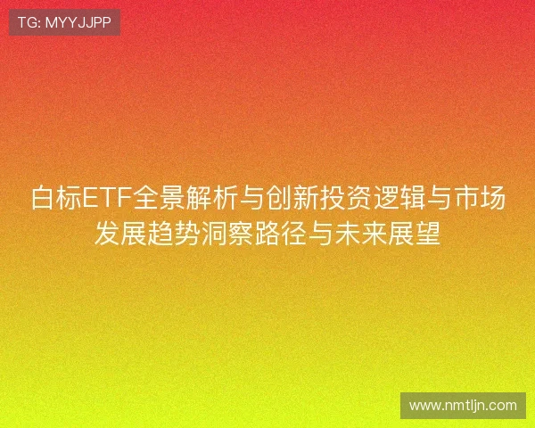 白标ETF全景解析与创新投资逻辑与市场发展趋势洞察路径与未来展望 白标ETF全景解析与创新投资逻辑与市场发展趋势洞察路径与未来展望